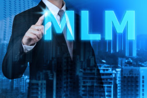 businessman learning Multi-Level Marketing (MLM).concept